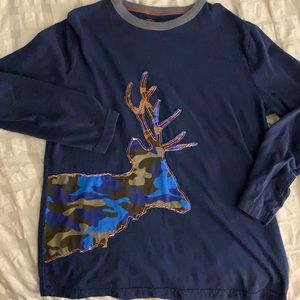 Mini Boden Boys long sleeve appliqué tee